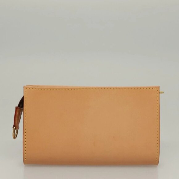 LOUIS VUITTON Nomad leather Bucket PM Shoulder Bag Beige M85001 LV Auth 132875 - Picture 11 of 16